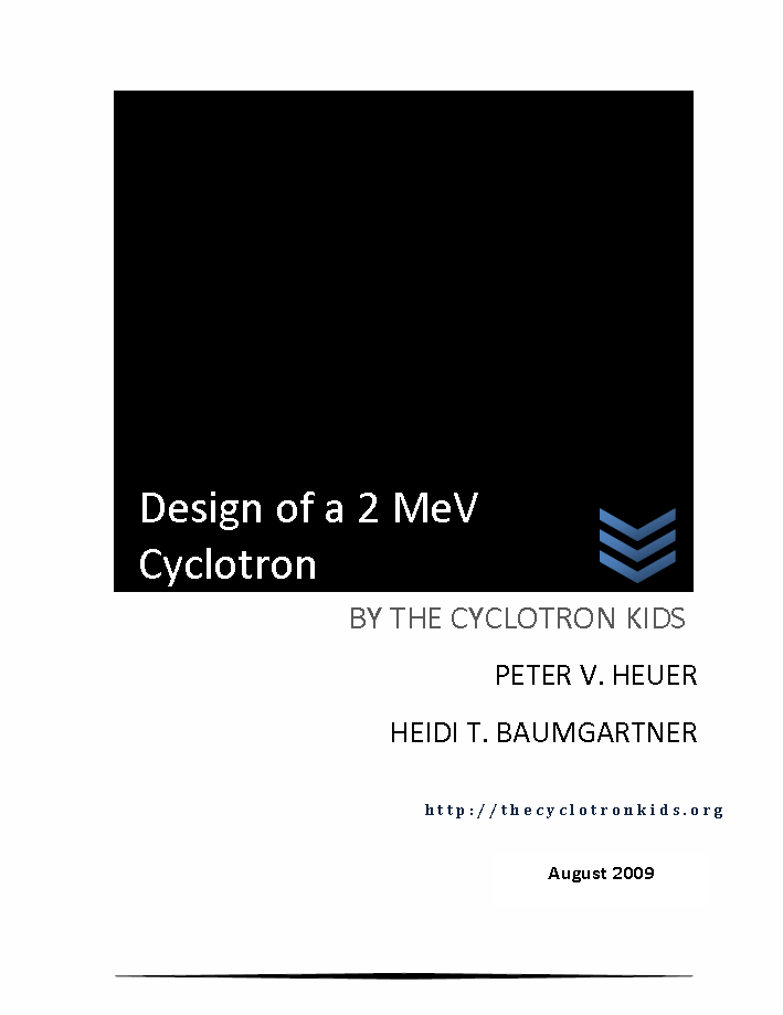 Design and Construction of a 2 MeV Cyclotron